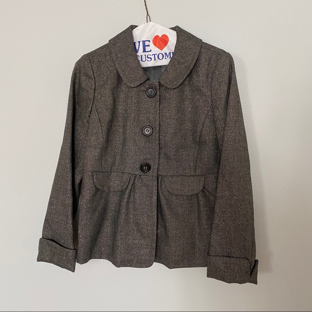 J. Crew Size 2 Metallic Jacket